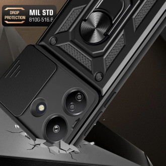 Tech-Protect CamShield Pro case for Xiaomi Redmi 13C / Poco C65 - black