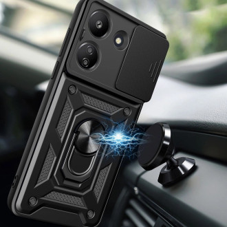 Tech-Protect CamShield Pro case for Xiaomi Redmi 13C / Poco C65 - black