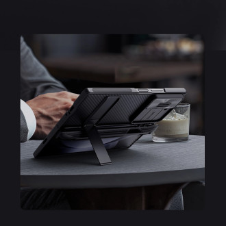 Nillkin CamShield Fold Case for Samsung Galaxy Z Fold 6 5G with Stylus Holder - Black
