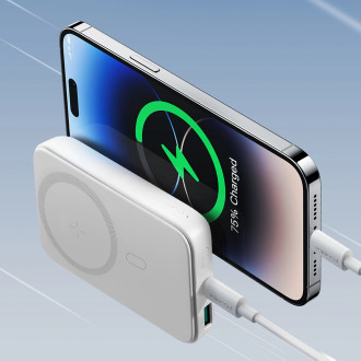 [RETURNED ITEM] Joyroom JR-W020 20W 10000mAh MagSafe power bank + USB-A - USB-C cable 0.25m - white
