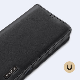 Dux Ducis Hivo iPhone 16 Pro Max Case with Flip and RFID Protection - Black