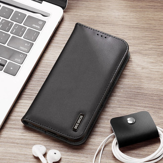 Dux Ducis Hivo iPhone 16 Pro Max Case with Flip and RFID Protection - Black