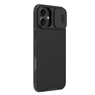 Nillkin CamShield Pro Case for iPhone 16 with camera cover - black