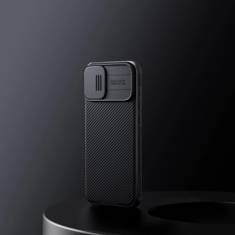 Nillkin CamShield Pro Case for iPhone 16 with camera cover - black