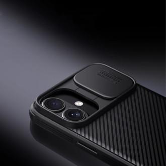 Nillkin CamShield Pro Case for iPhone 16 with camera cover - black