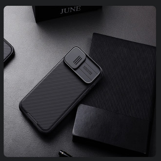 Nillkin CamShield Pro Case for iPhone 16 with camera cover - black