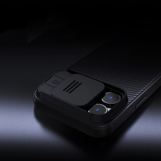 Nillkin CamShield Pro Case for iPhone 16 Pro Max with camera cover - black