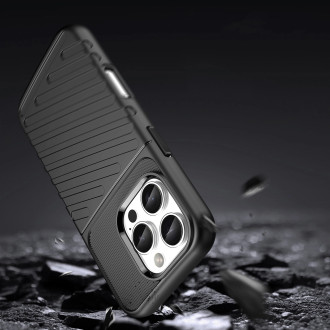 Thunder Case for iPhone 16 Pro Max Silicone Case - Black