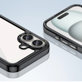Outer Space Case with Gel Frame for iPhone 16 Plus - Black