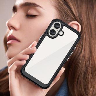 Outer Space Case with Gel Frame for iPhone 16 Plus - Black