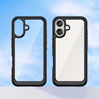 Outer Space Case with Gel Frame for iPhone 16 Plus - Black