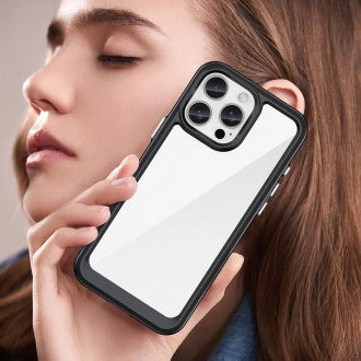 Outer Space Case with Gel Frame for iPhone 16 Pro - Black