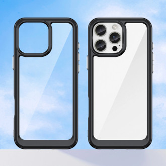 Outer Space Case with Gel Frame for iPhone 16 Pro Max - Black