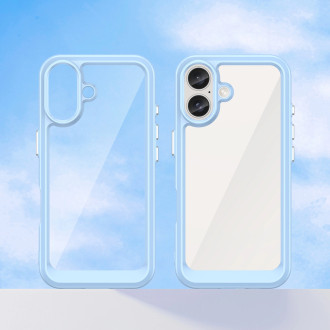 Outer Space Case with Gel Frame for iPhone 16 - Blue