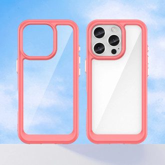 Outer Space Case with Gel Frame for iPhone 16 Pro Max - Red