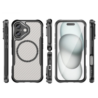 Leading Series MagSafe Silicone Case for iPhone 16 - Black