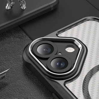Leading Series MagSafe Silicone Case for iPhone 16 Plus - Black