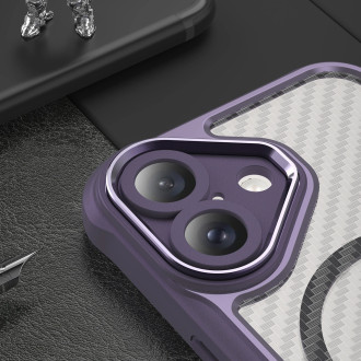 Leading Series MagSafe Silicone Case for iPhone 16 - Purple