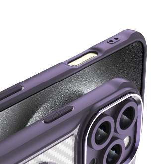 Leading Series MagSafe Silicone Case for iPhone 16 Pro - Purple