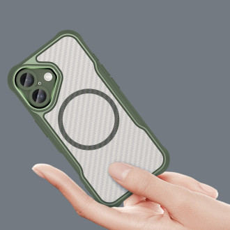 Leading Series MagSafe Silicone Case for iPhone 16 - Green