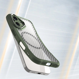 Leading Series MagSafe Silicone Case for iPhone 16 Plus - Green