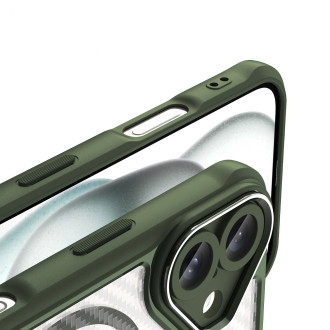 Leading Series MagSafe Silicone Case for iPhone 16 Plus - Green