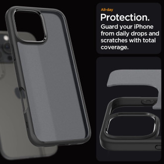 Spigen Ultra Hybrid iPhone 16 Pro Case - Black