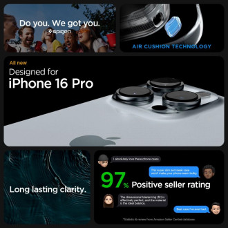 Spigen Ultra Hybrid case for iPhone 16 Pro - titanium