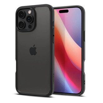 Spigen Ultra Hybrid iPhone 16 Pro Case - Matte Black