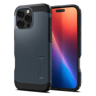 Spigen Tough Armor MagSafe Case with Stand for iPhone 16 Pro - Dark Gray