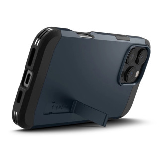 Spigen Tough Armor MagSafe Case with Stand for iPhone 16 Pro - Dark Gray