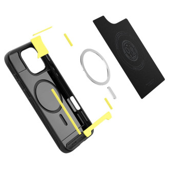 Spigen Rugged Armor MagSafe Case for iPhone 16 Pro Max - Black