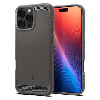 Spigen Rugged Armor MagSafe Case for iPhone 16 Pro - Gray