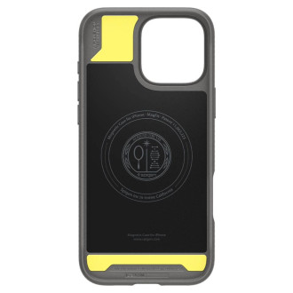 Spigen Rugged Armor MagSafe Case for iPhone 16 Pro - Gray
