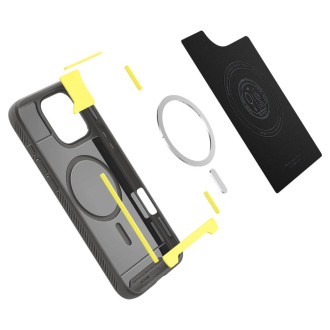 Spigen Rugged Armor MagSafe Case for iPhone 16 Pro - Gray