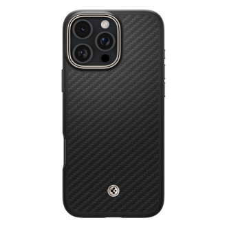 Spigen Enzo Aramid Mag Case with MagSafe for iPhone 16 Pro - Matte Black