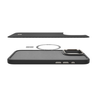 Spigen Enzo Aramid Mag Case with MagSafe for iPhone 16 Pro - Matte Black