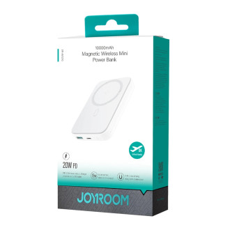 [RETURNED ITEM] Joyroom JR-W020 20W 10000mAh MagSafe power bank + USB-A - USB-C cable 0.25m - white