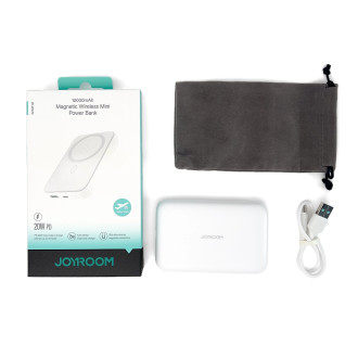 [RETURNED ITEM] Joyroom JR-W020 20W 10000mAh MagSafe power bank + USB-A - USB-C cable 0.25m - white