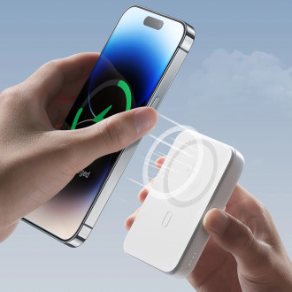 [RETURNED ITEM] Joyroom JR-W020 20W 10000mAh MagSafe power bank + USB-A - USB-C cable 0.25m - white