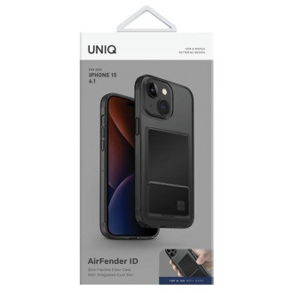 Uniq Air Fender ID Cardslot case for iPhone 15 - gray