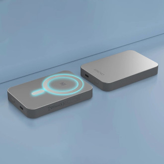 [RETURNED ITEM] Hinovo magnetic wireless power bank MagSafe 10000mAh 15W gray (MB1-10000)