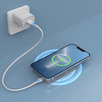 [RETURNED ITEM] Hinovo magnetic wireless power bank MagSafe 10000mAh 15W gray (MB1-10000)