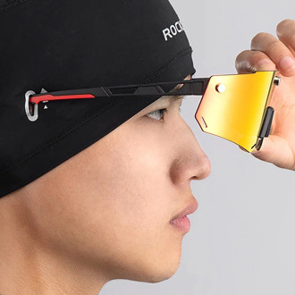 Rockbros YPP037 cycling cap with cutouts for glasses - black
