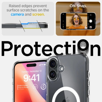 Spigen Ultra Hybrid Mag Case with MagSafe for iPhone 16 Plus - White