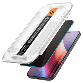 Spigen Glas.tR EZ Fit Privacy Tempered Glass for iPhone 16 Pro Max - 2 pcs.