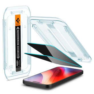 Spigen Glas.tR EZ Fit Privacy Tempered Glass for iPhone 16 Pro Max - 2 pcs.