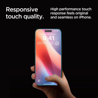 Spigen Glas.tR EZ Fit Privacy Tempered Glass for iPhone 16 Pro Max - 2 pcs.