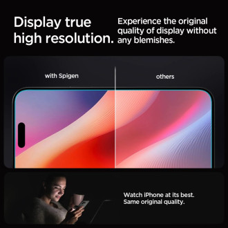 Spigen Glas.tR EZ Fit tempered glass for iPhone 16 Pro Max - 2 pcs.