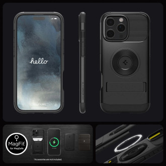 Spigen Slim Armor MagSafe Case for iPhone 16 Pro Max - Black